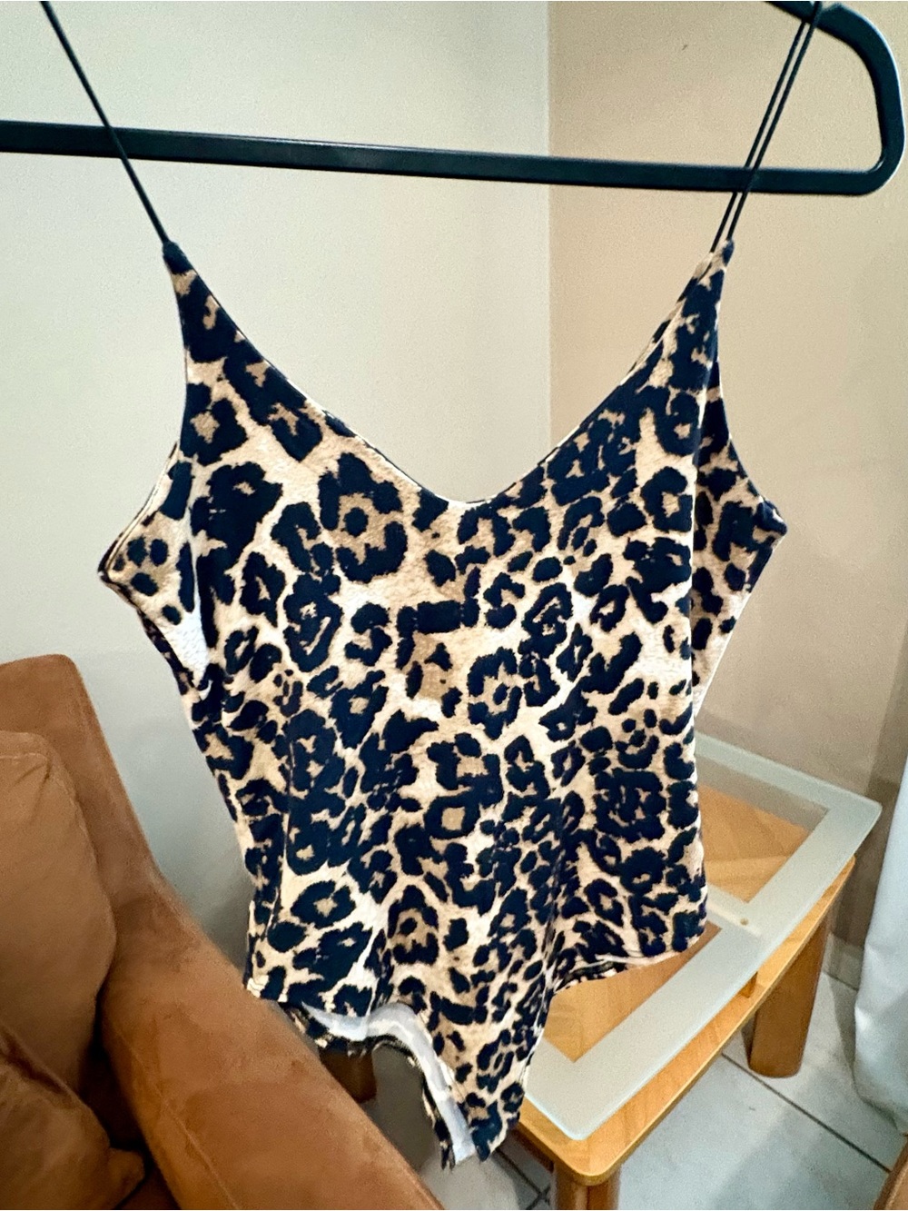 Cami Bodysuit Leopard Print - Velvet Textured & Baddie Vibe